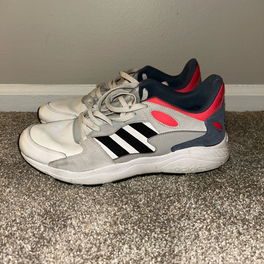 Adidas Chaos White Solar Red EE5589